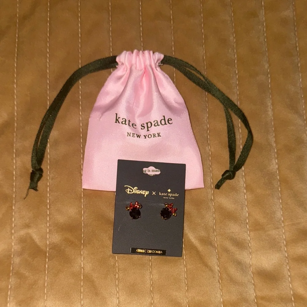 Kate Spade x Disney Minnie Earrings - Picture 1 of 2